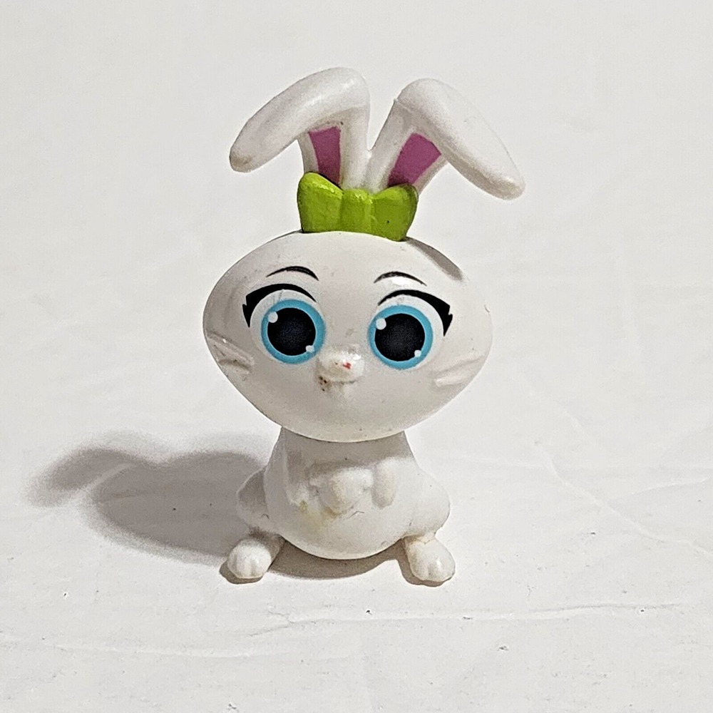 Disney Junior Puppy Dog Pals Mini Figure SALLIE White Bunny Rabbit PVC 1.5"